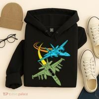 Fighter Jet Plane Future Pilot Aviation Airplanes Aircraft Hoodie thumb 4