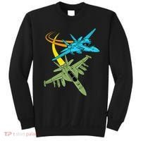 Fighter Jet Plane Future Pilot Aviation Airplanes Aircraft Sweatshirt thumb 0
