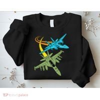 Fighter Jet Plane Future Pilot Aviation Airplanes Aircraft Sweatshirt thumb 2