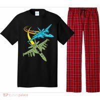 Fighter Jet Plane Future Pilot Aviation Airplanes Aircraft Pajama Set thumb 0