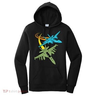 Fighter Jet Plane Future Pilot Aviation Airplanes Aircraft Women's Hoodie