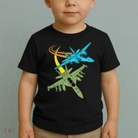 Fighter Jet Plane Future Pilot Aviation Airplanes Aircraft Toddler T-Shirt thumb 2