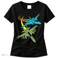 Fighter Jet Plane Future Pilot Aviation Airplanes Aircraft Women's T-Shirt thumb 0