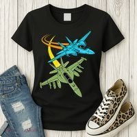 Fighter Jet Plane Future Pilot Aviation Airplanes Aircraft Women's T-Shirt thumb 3