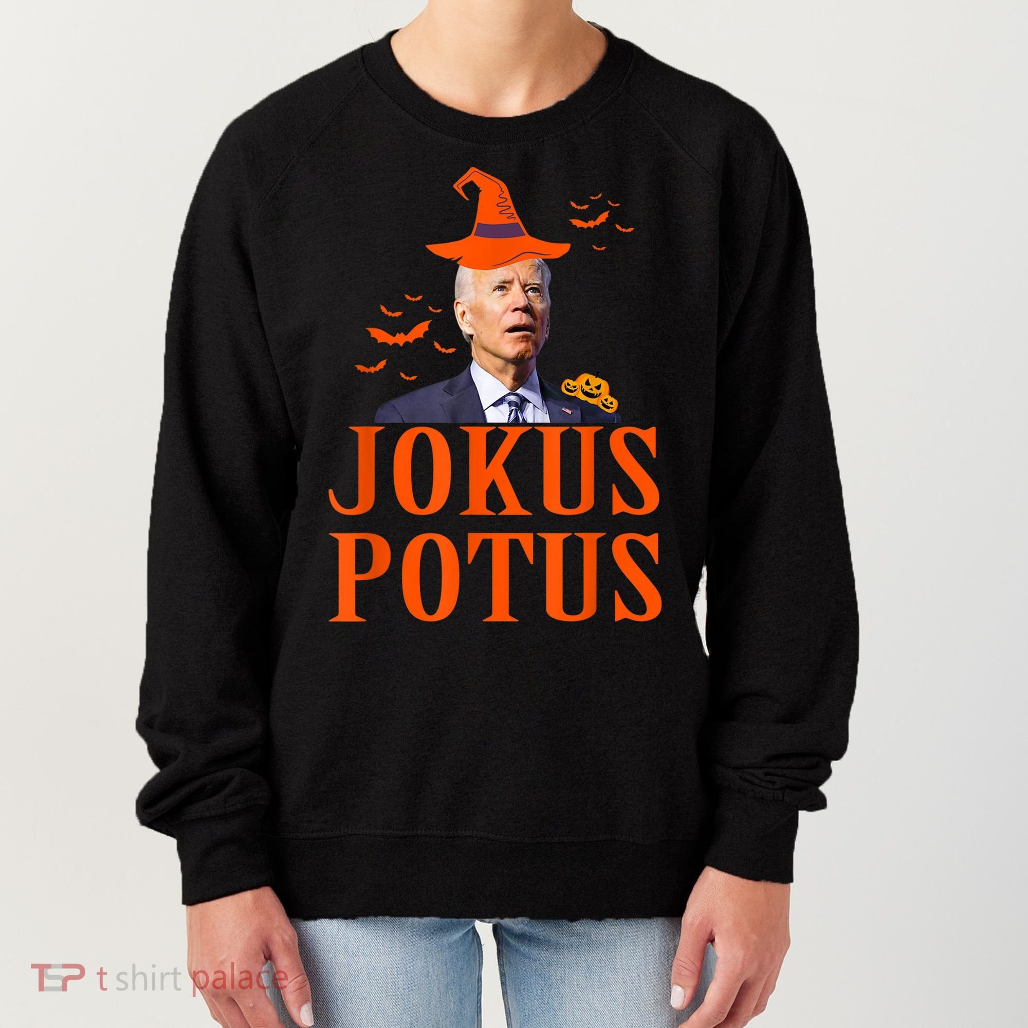 Funny Jokus Potus Halloween Biden Apparel Women's Sweatshirt