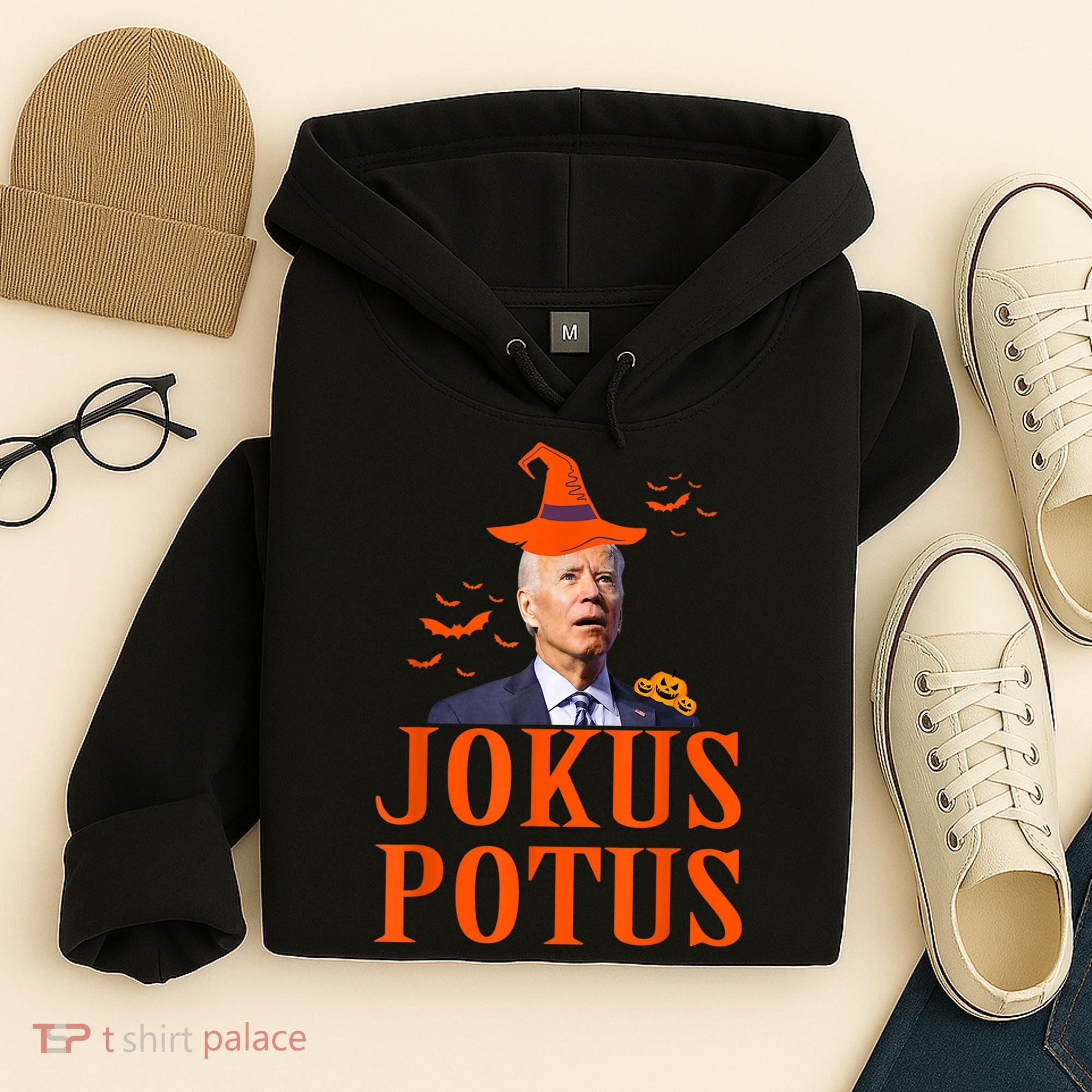 Funny Jokus Potus Halloween Biden Apparel Hoodie