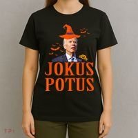 Funny Jokus Potus Halloween Biden Apparel T-Shirt thumb 4