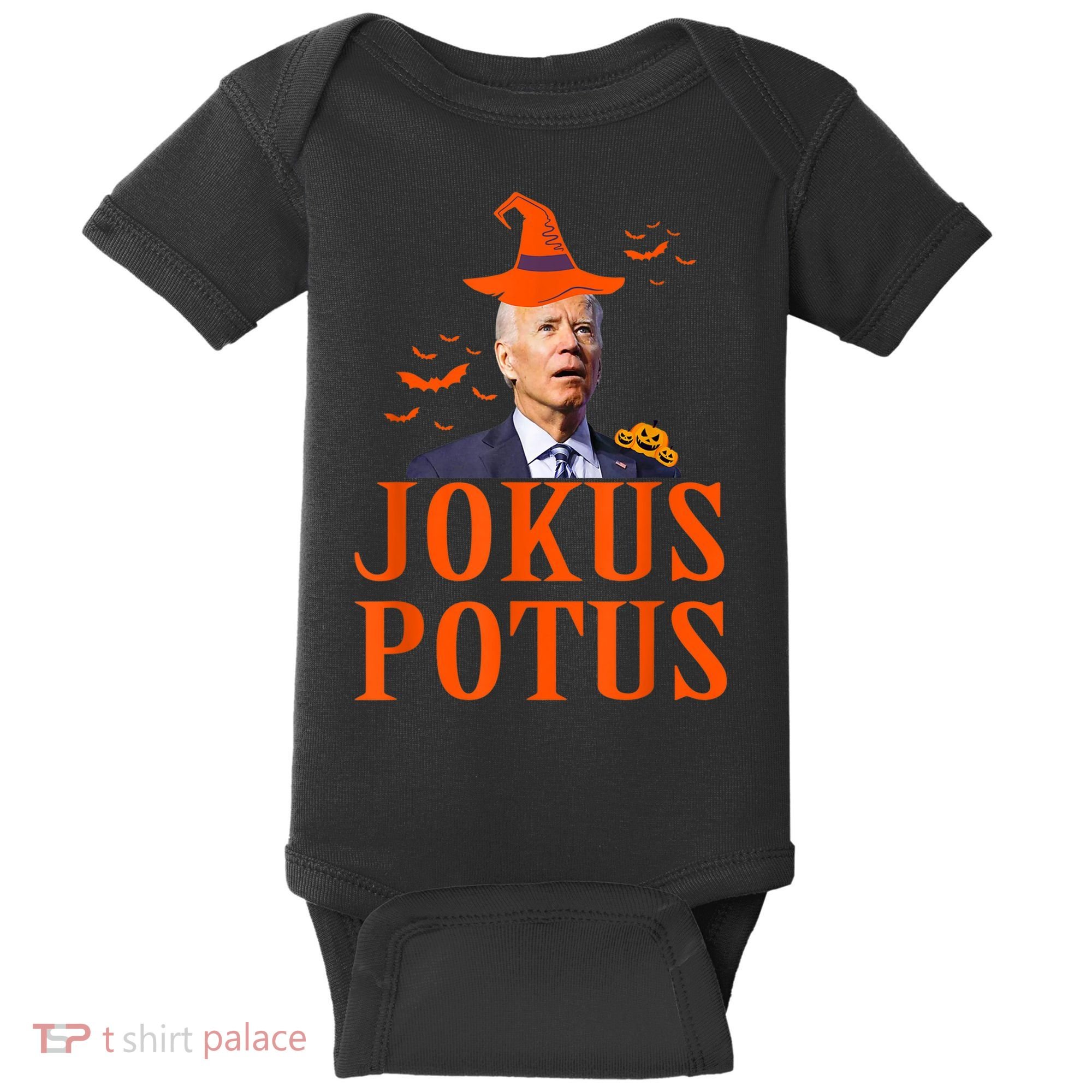 Funny Jokus Potus Halloween Biden Apparel Baby Bodysuit