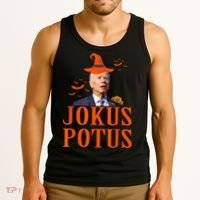 Funny Jokus Potus Halloween Biden Apparel Tank Top thumb 3