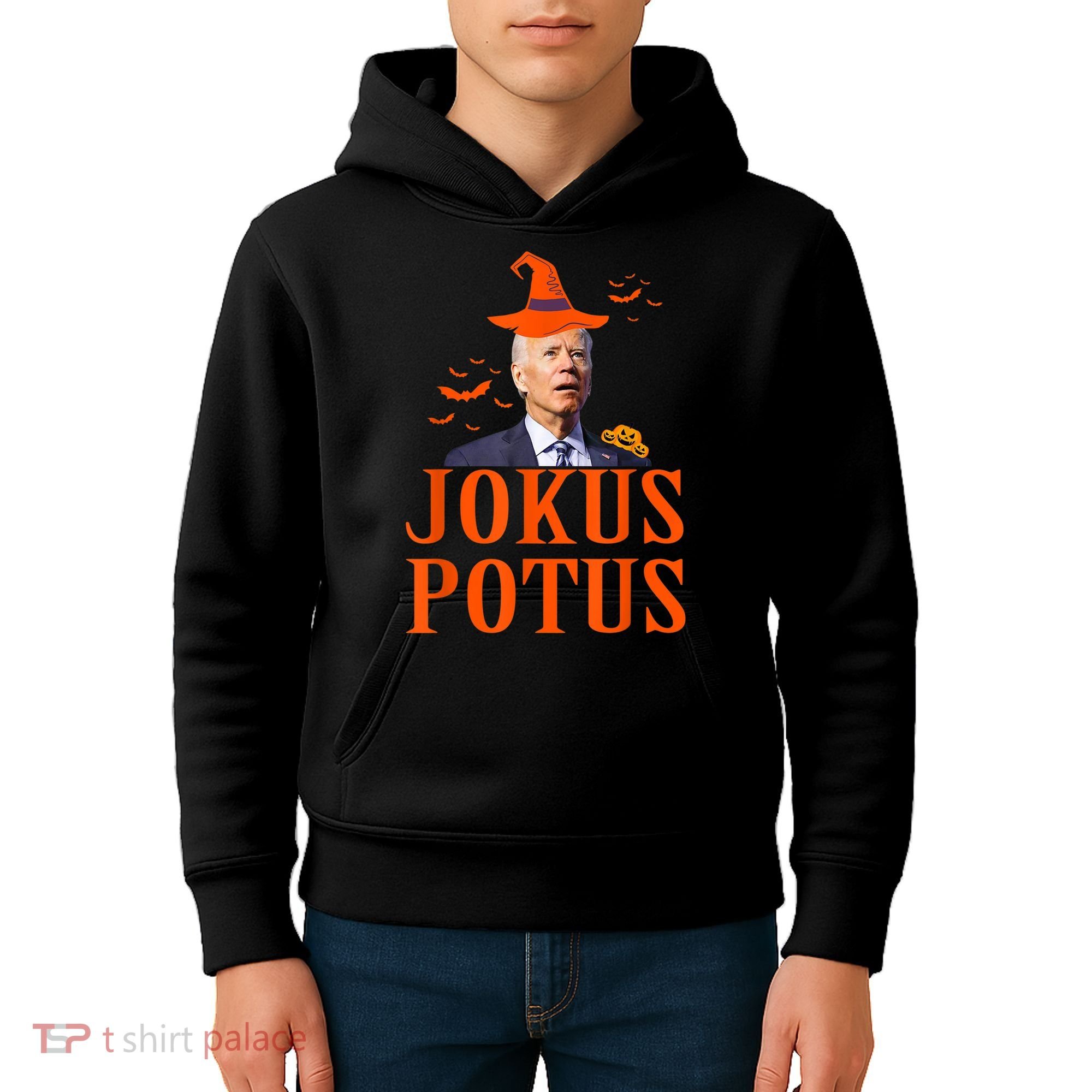 Funny Jokus Potus Halloween Biden Apparel Kids Hoodie