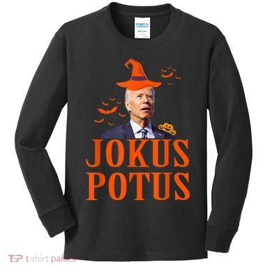 Funny Jokus Potus Halloween Biden Apparel Kids Long Sleeve Shirt
