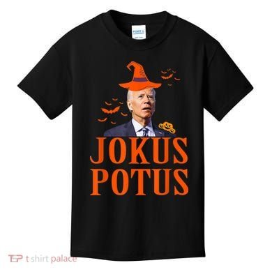 Funny Jokus Potus Halloween Biden Apparel Kids T-Shirt