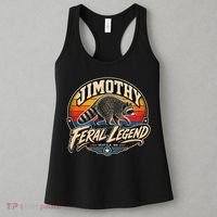 Funny Jimothy Raccoon Seattle Feral Legend Women's Tank Top thumb 3