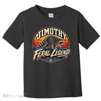 Funny Jimothy Raccoon Seattle Feral Legend Toddler T-Shirt thumb 0