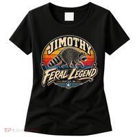 Funny Jimothy Raccoon Seattle Feral Legend Women's T-Shirt thumb 0