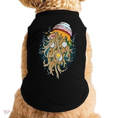 Funny Jellyfish Ramen Bowl Doggie Tank
