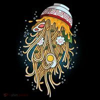 Funny Jellyfish Ramen Bowl Coffee Mug thumb 5