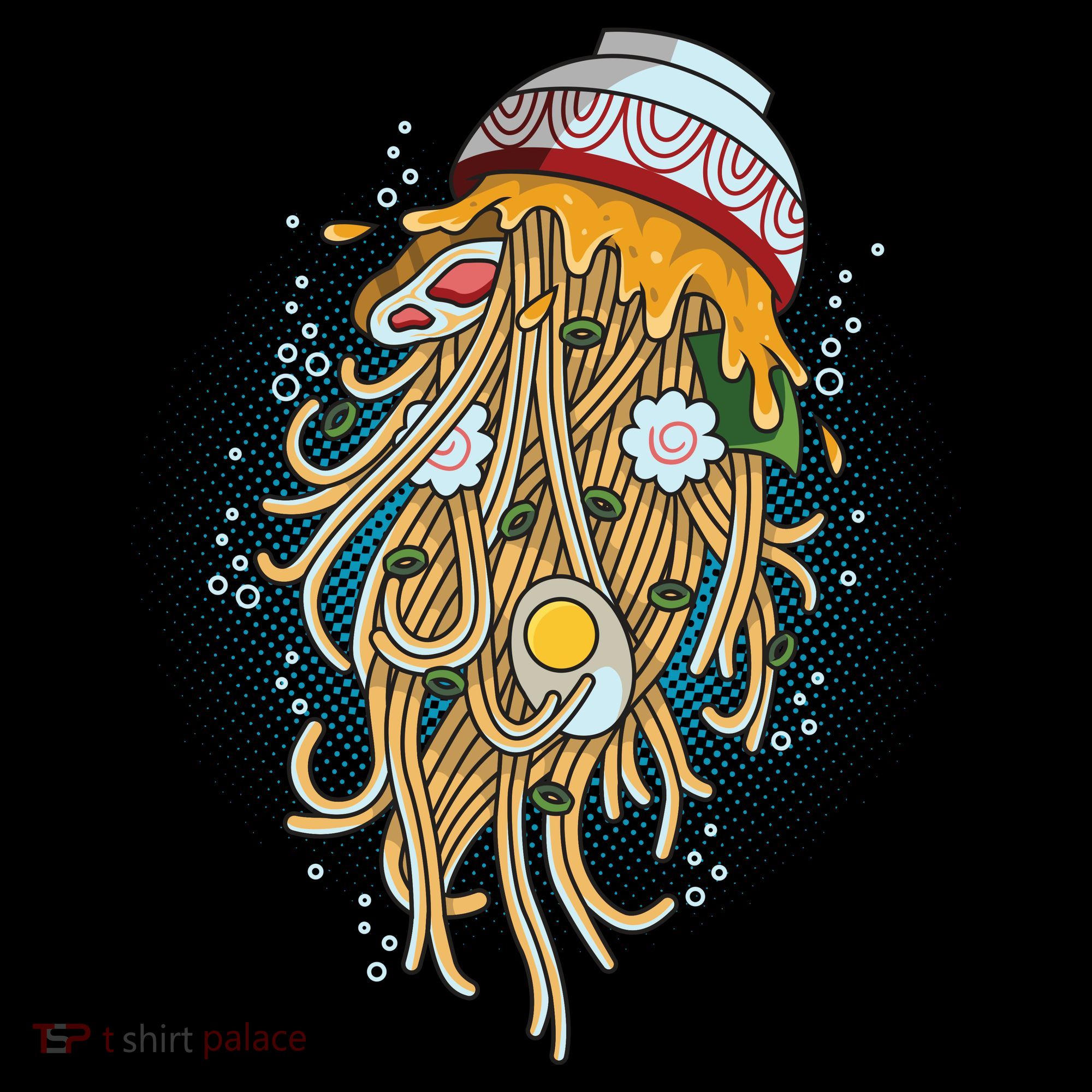 Funny Jellyfish Ramen Bowl Women's Hoodie