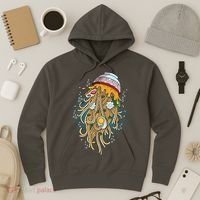 Funny Jellyfish Ramen Bowl Hoodie thumb 3