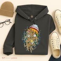 Funny Jellyfish Ramen Bowl Hoodie thumb 4