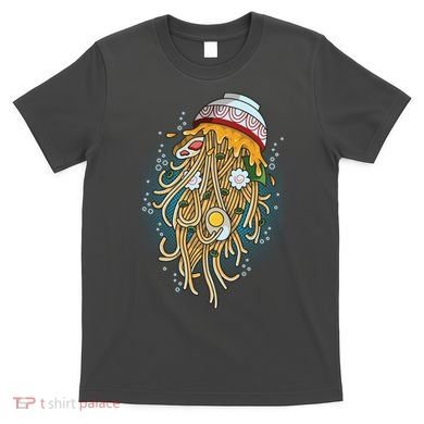 Funny Jellyfish Ramen Bowl T-Shirt