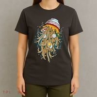 Funny Jellyfish Ramen Bowl T-Shirt thumb 4
