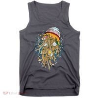Funny Jellyfish Ramen Bowl Tank Top thumb 0