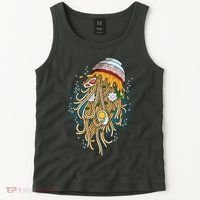 Funny Jellyfish Ramen Bowl Tank Top thumb 2