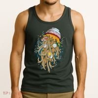 Funny Jellyfish Ramen Bowl Tank Top thumb 3