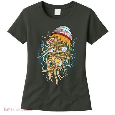 Funny Jellyfish Ramen Bowl Women's T-Shirt