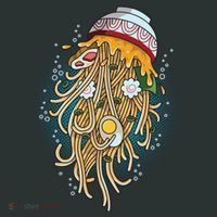 Funny Jellyfish Ramen Bowl Women's T-Shirt thumb 6