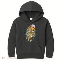 Funny Jellyfish Ramen Bowl Kids Hoodie thumb 0