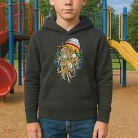 Funny Jellyfish Ramen Bowl Kids Hoodie thumb 2