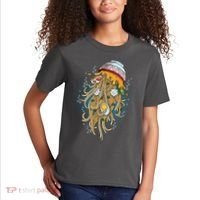 Funny Jellyfish Ramen Bowl Kids T-Shirt thumb 2