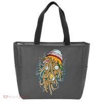 Funny Jellyfish Ramen Bowl Tote Bag thumb 0
