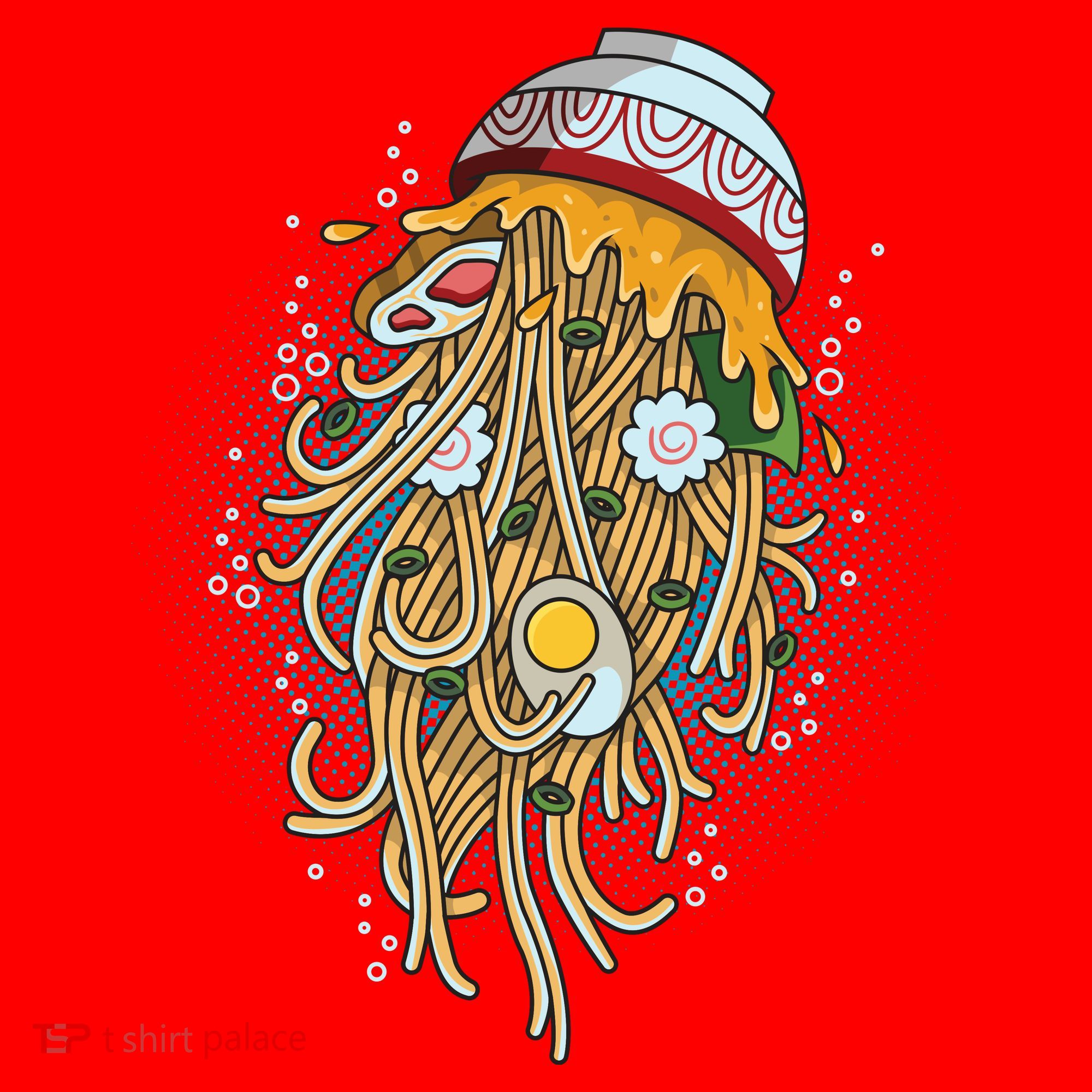 Funny Jellyfish Ramen Bowl Santa Hat