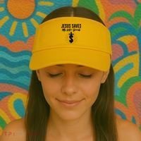 Funny Jesus Saves My Wife Spends Visor thumb 2