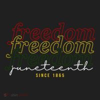 Freedom Juneteenth Since 1865 Women's Sweatshirt thumb 2