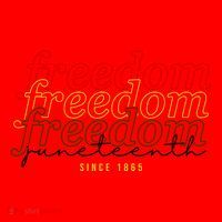 Freedom Juneteenth Since 1865 Santa Hat thumb 1