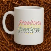 Freedom Juneteenth Since 1865 Coffee Mug thumb 2