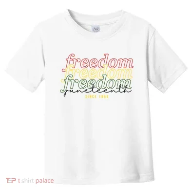 Freedom Juneteenth Since 1865 Toddler T-Shirt