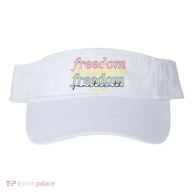 Freedom Juneteenth Since 1865 Visor