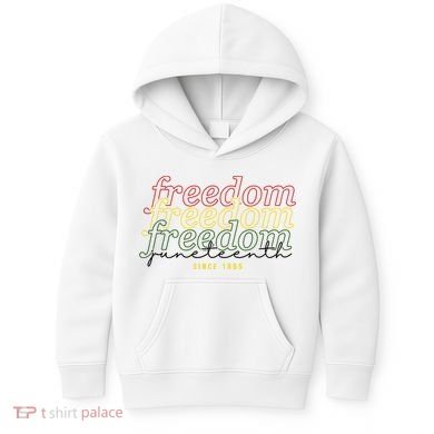 Freedom Juneteenth Since 1865 Kids Hoodie