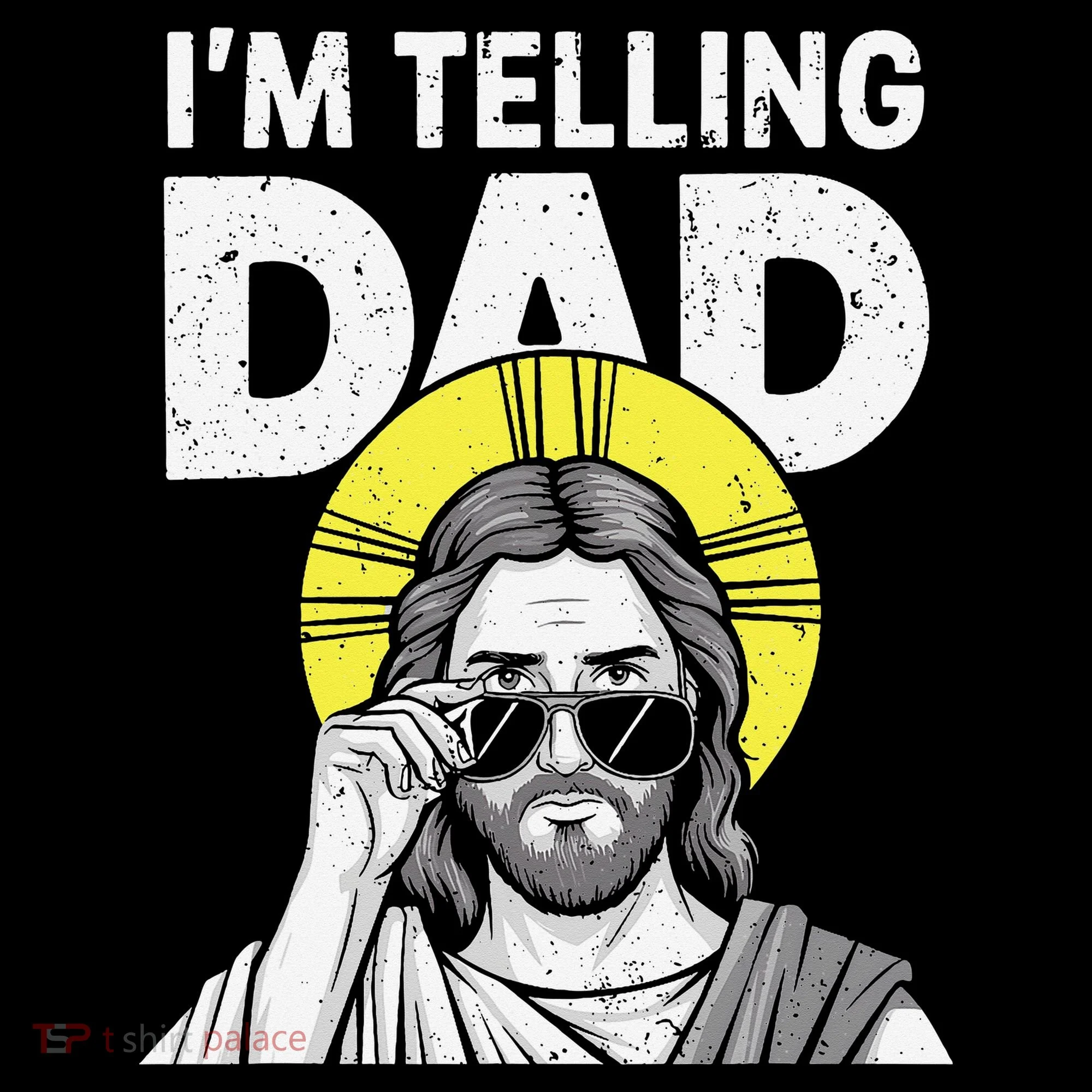 Funny Jesus Saying Im Telling Dad Coffee Mug