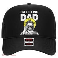 Funny Jesus Saying Im Telling Dad Hat thumb 0
