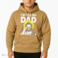 Funny Jesus Saying Im Telling Dad Hoodie thumb 2
