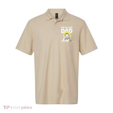Funny Jesus Saying Im Telling Dad Polo
