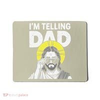 Funny Jesus Saying Im Telling Dad Mousepad thumb 0