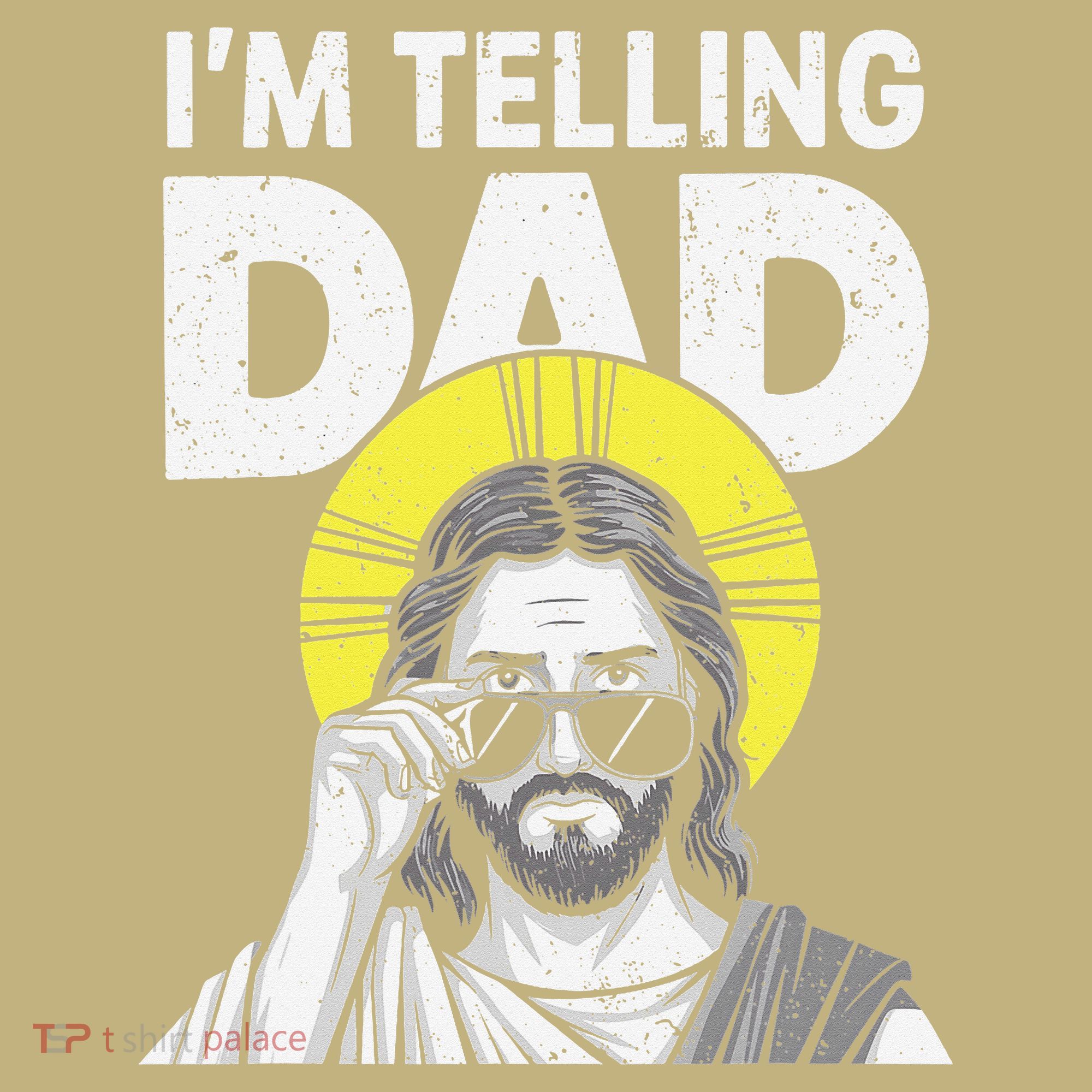 Funny Jesus Saying Im Telling Dad Mousepad