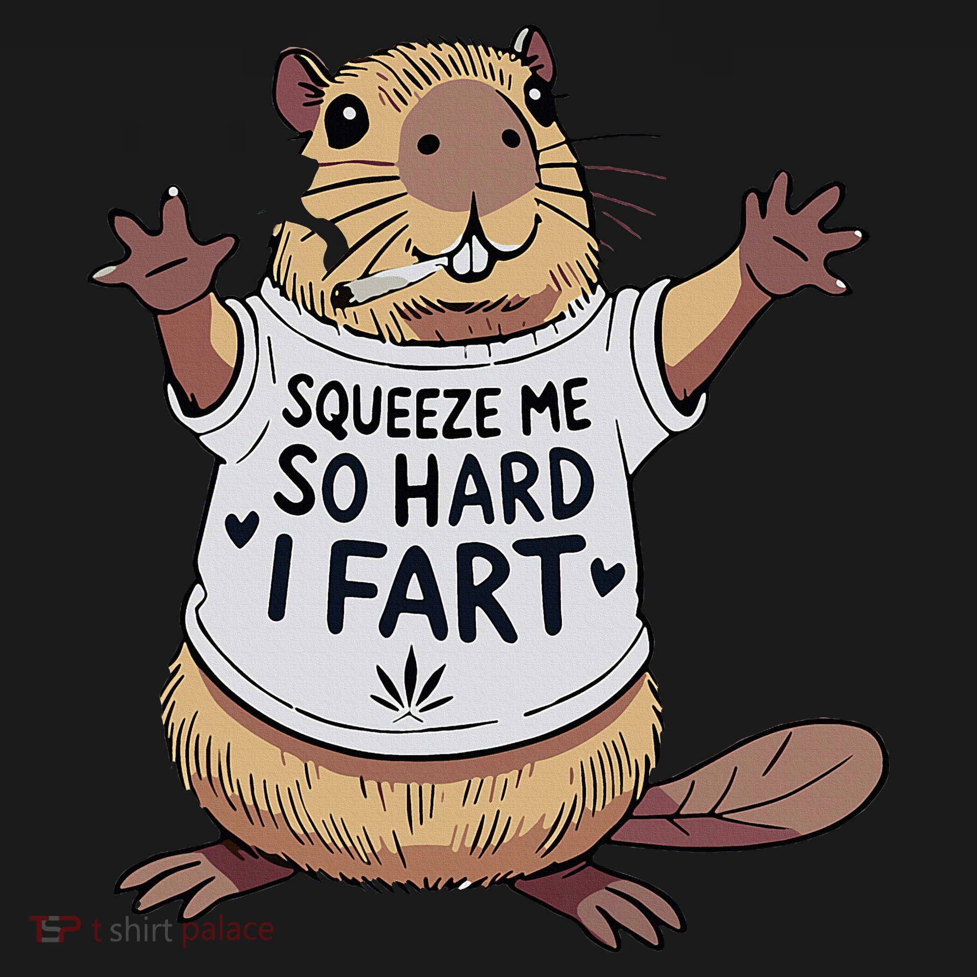 Funny Joke Squeeze Me So Hard I Fart USA-Made Doggie Bandana